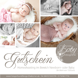 Fotogutschein Babyfotografie